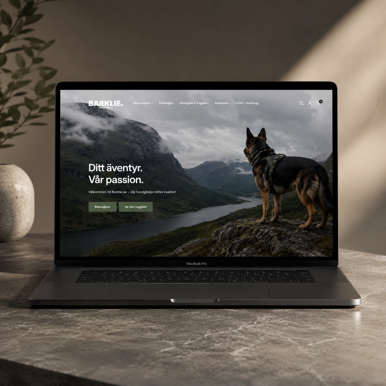 Barklie.se – website project by Sprintbreak AB